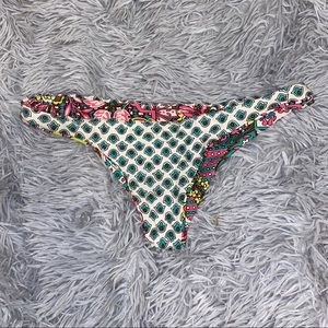 Vitamin A reversible pattern bikini bottoms